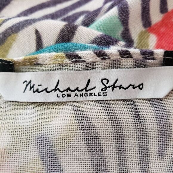 Michael Stars Tropical Ruana One-Size - Picture 6 of 8